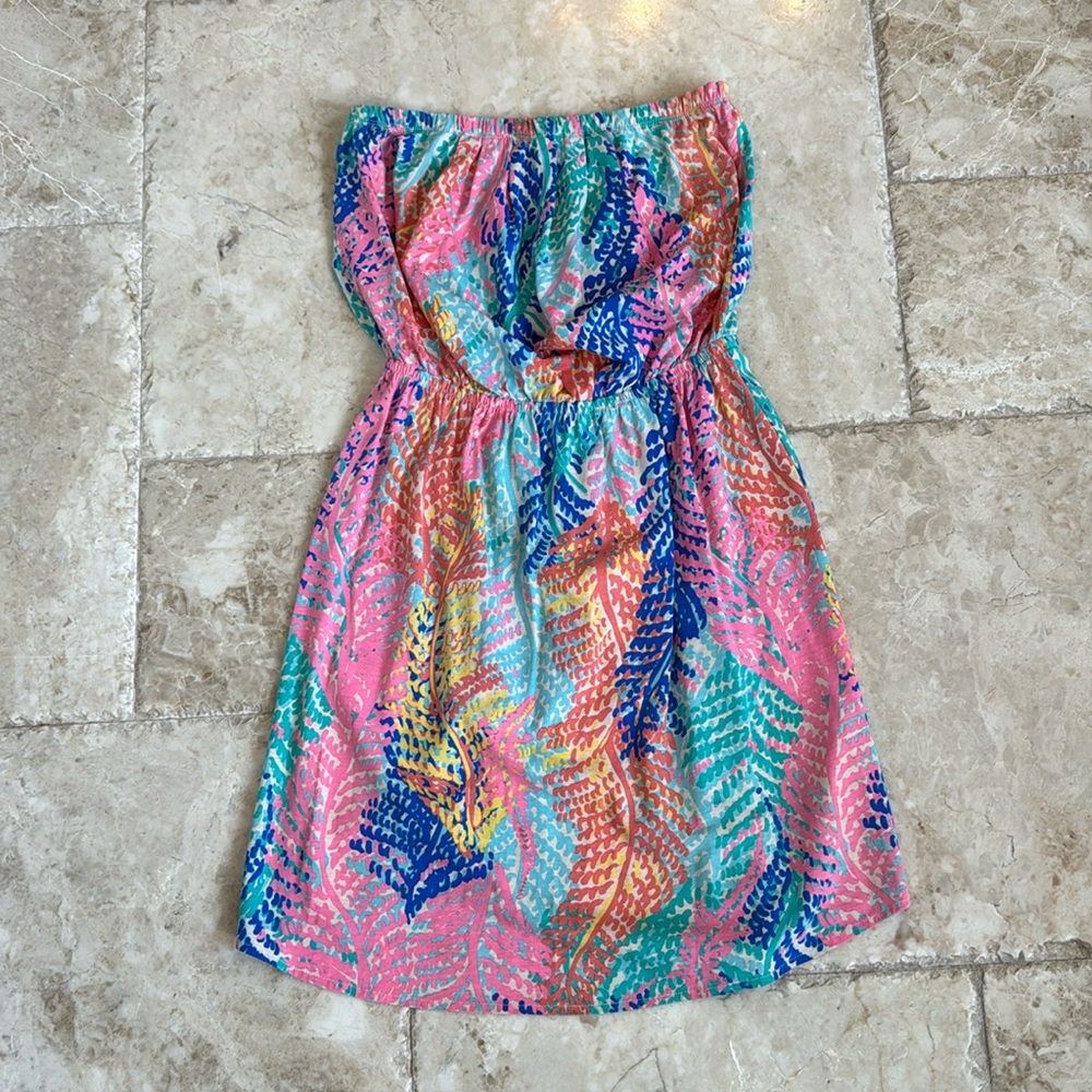 Lilly Pulitzer Strapless Dress  Size Small